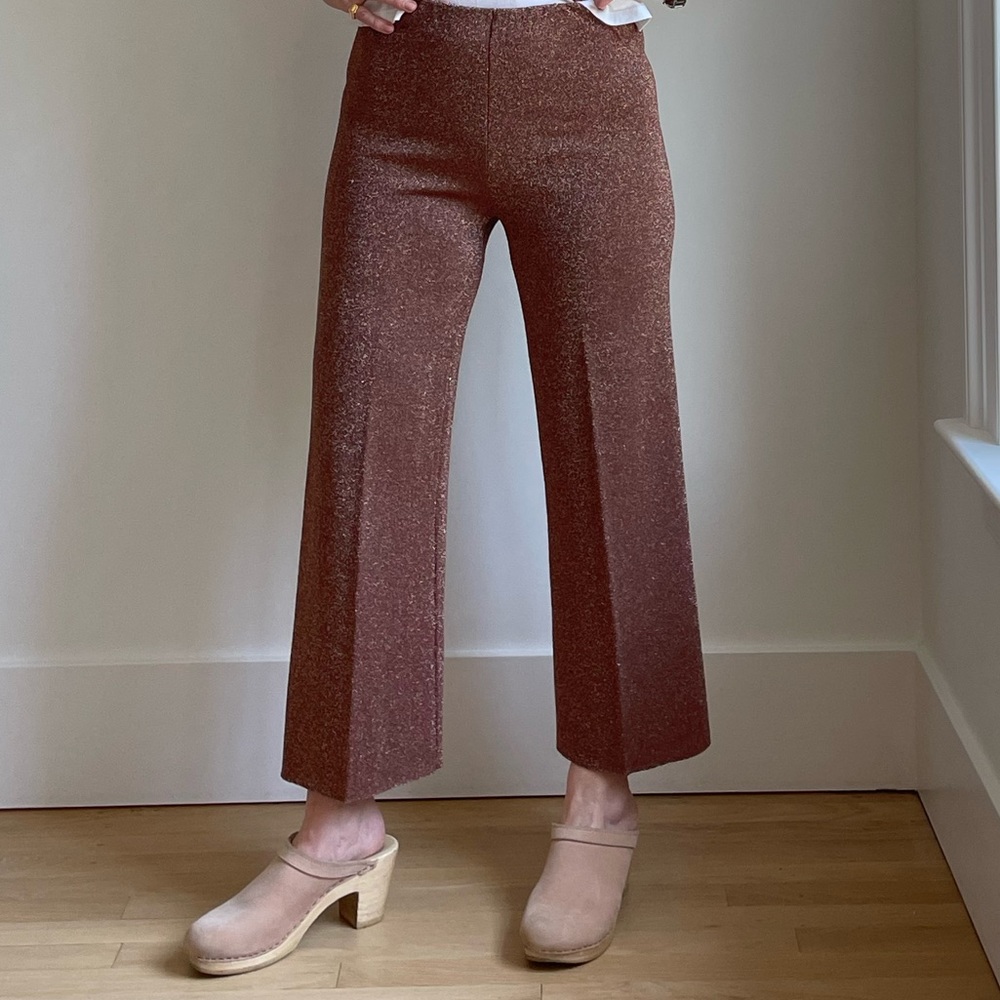 Circus Hotel Copper Metallic Pants Size 40 (Medium)